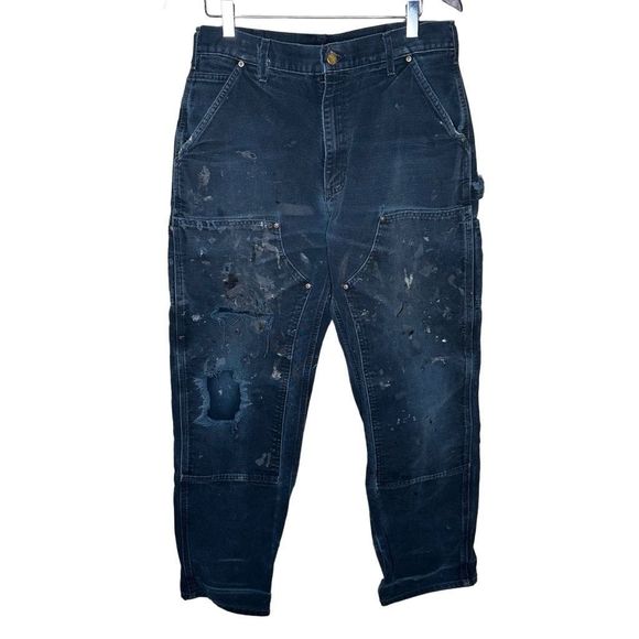 VTG USA Carhartt Double Knee pants B01 Men’s size 34x32 Original Dungaree Fit - Picture 1 of 7